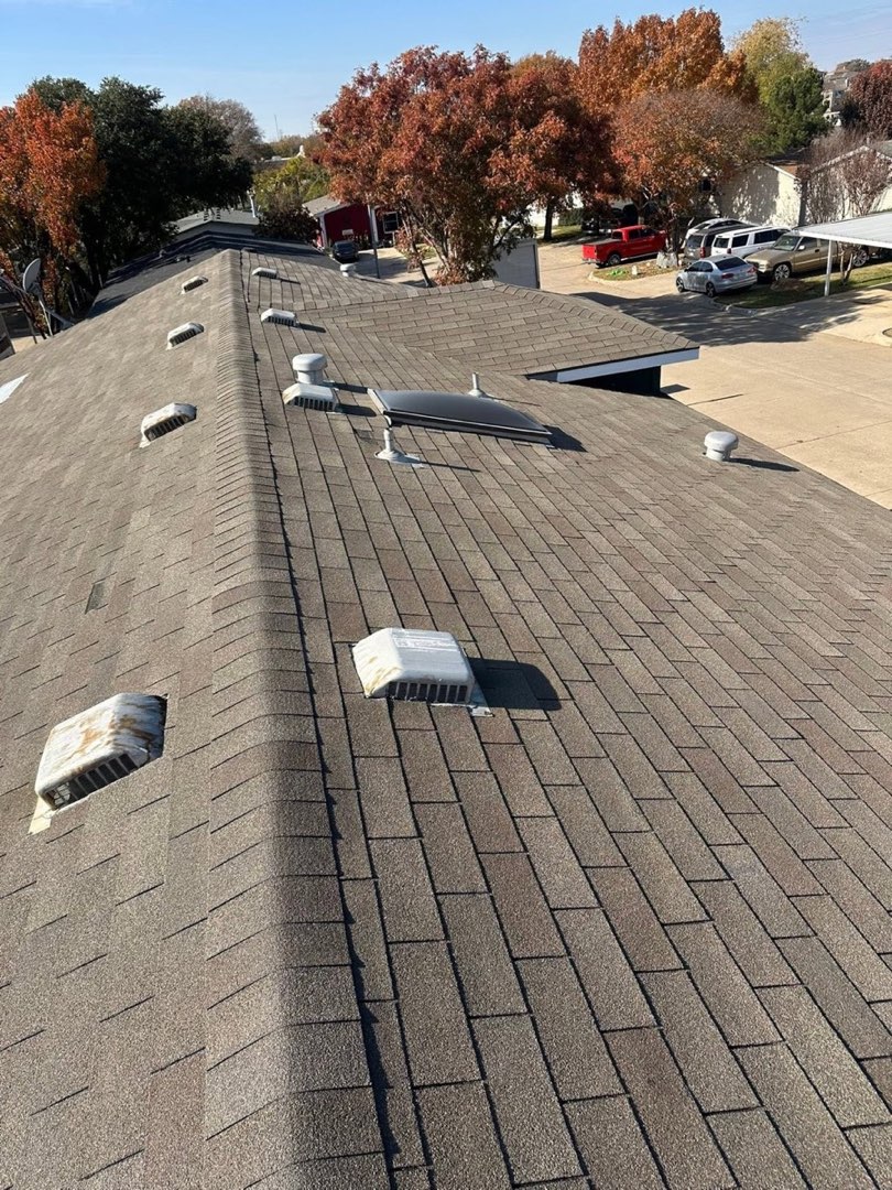 New roof & ventilation — Roof Replacement